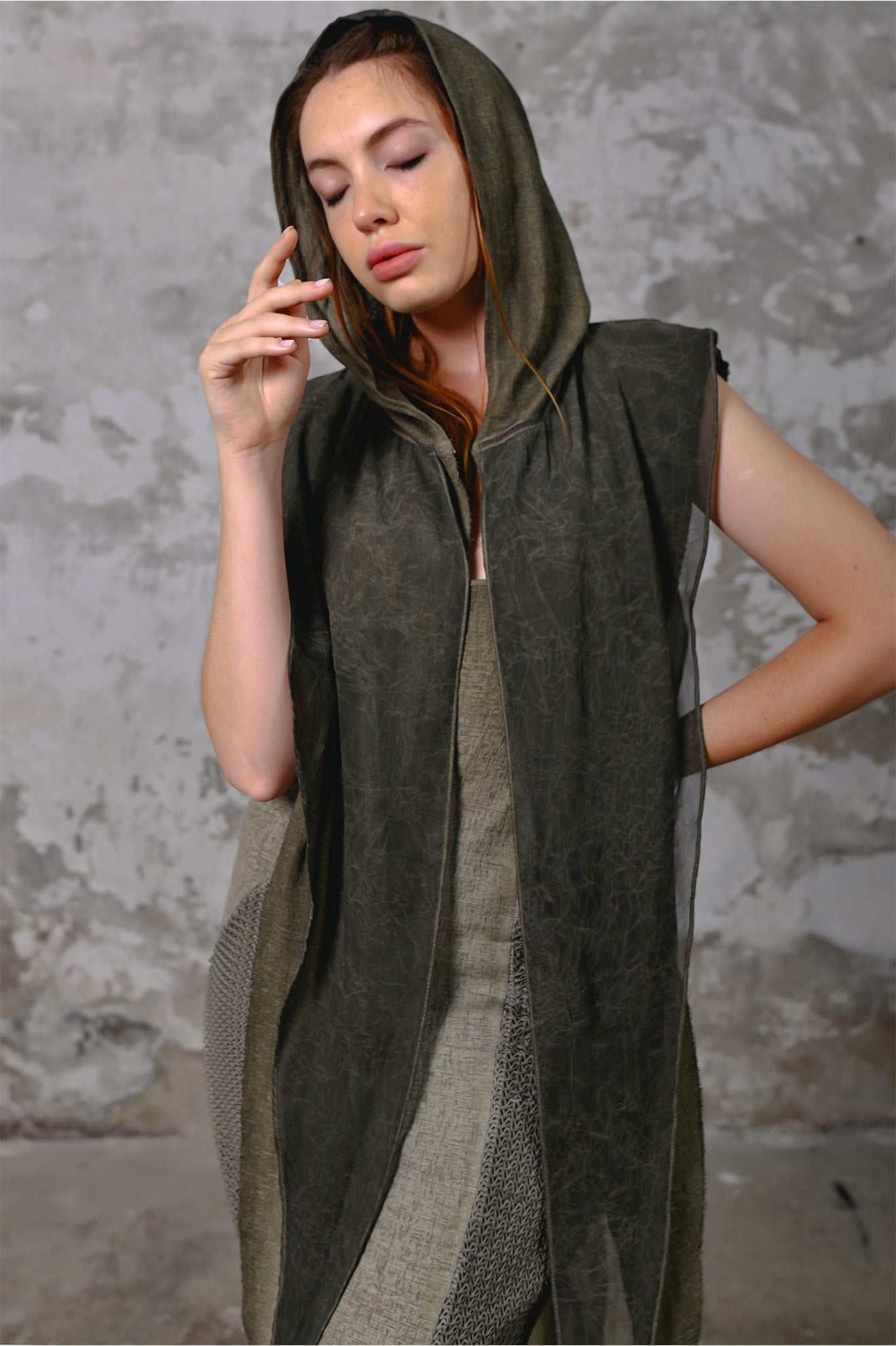 Green Bohemian hooded shawl, unisex Jedi-inspired hooded shawl with mystical embroidery, spiritual hooded shawl for Star Wars cosplay and everyday wear, handcrafted shawl with boho-chic details and protective hood, breathable and comfortable shawl hood for outdoor adventures, unique and meaningful embroidered shawl for spiritual seekers, vibrant shawl hood, Jedi-inspired shawl for cosmic warriors, celestial-inspired shawl hood with intricate star embroidery, burning man outfit
