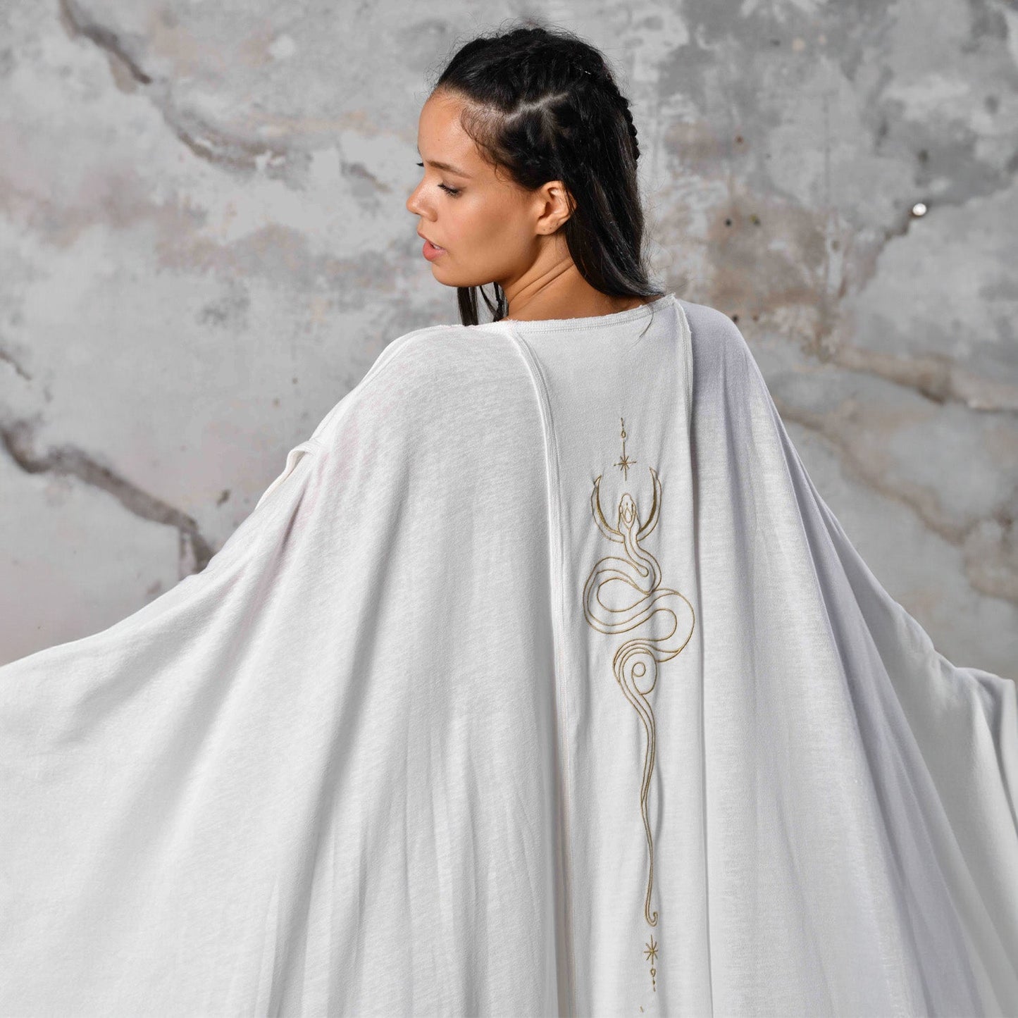 SAHMERAN Kimono - Beyaz