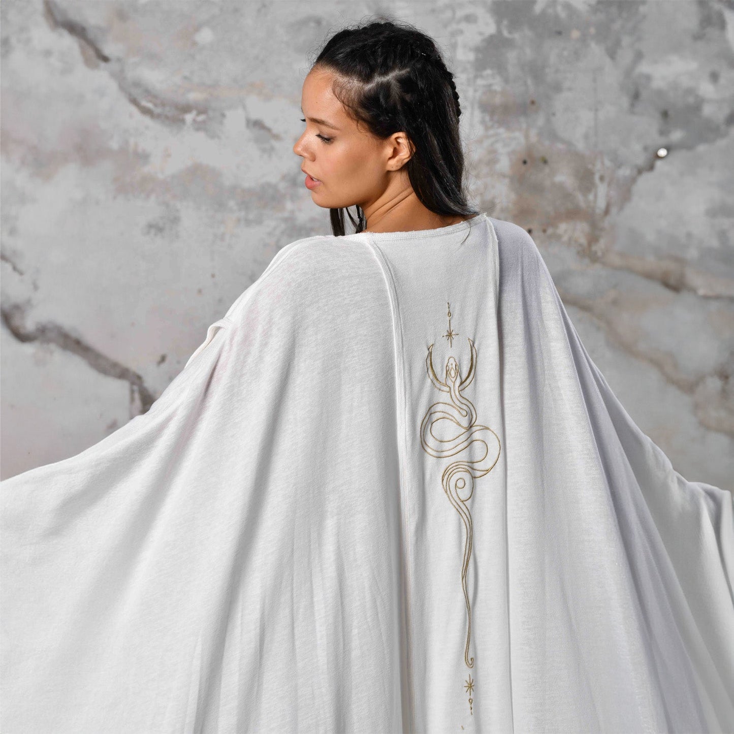 SAHMERAN Kimono - Beyaz