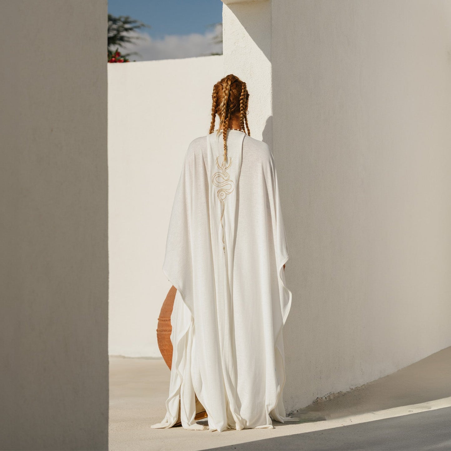 SAHMERAN Kimono - Beyaz