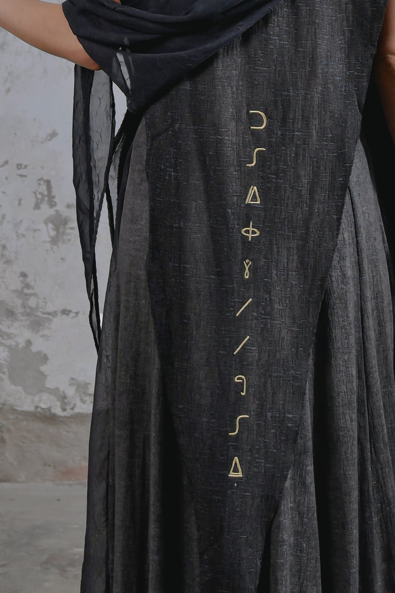 Black Bohemian hooded shawl, unisex Jedi-inspired hooded shawl with mystical embroidery, spiritual hooded shawl for Star Wars cosplay and everyday wear, handcrafted shawl with boho-chic details and protective hood, breathable and comfortable shawl hood for outdoor adventures, unique and meaningful embroidered shawl for spiritual seekers, vibrant black shawl hood, Jedi-inspired shawl for cosmic warriors, celestial-inspired shawl hood with intricate star embroidery, burning man outfit