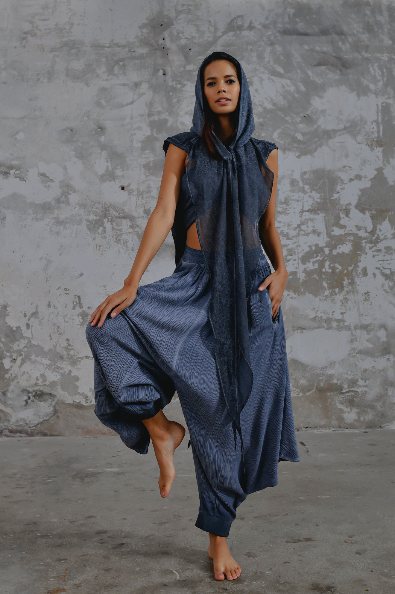Bohemian hooded shawl, unisex Jedi-inspired hooded shawl with mystical embroidery, spiritual hooded shawl for Star Wars cosplay and everyday wear, handcrafted shawl with boho-chic details and protective hood, breathable and comfortable shawl hood for outdoor adventures, unique and meaningful embroidered shawl for spiritual seekers, vibrant blue shawl hood, Jedi-inspired shawl for cosmic warriors, celestial-inspired shawl hood with intricate star embroidery, burning man outfit