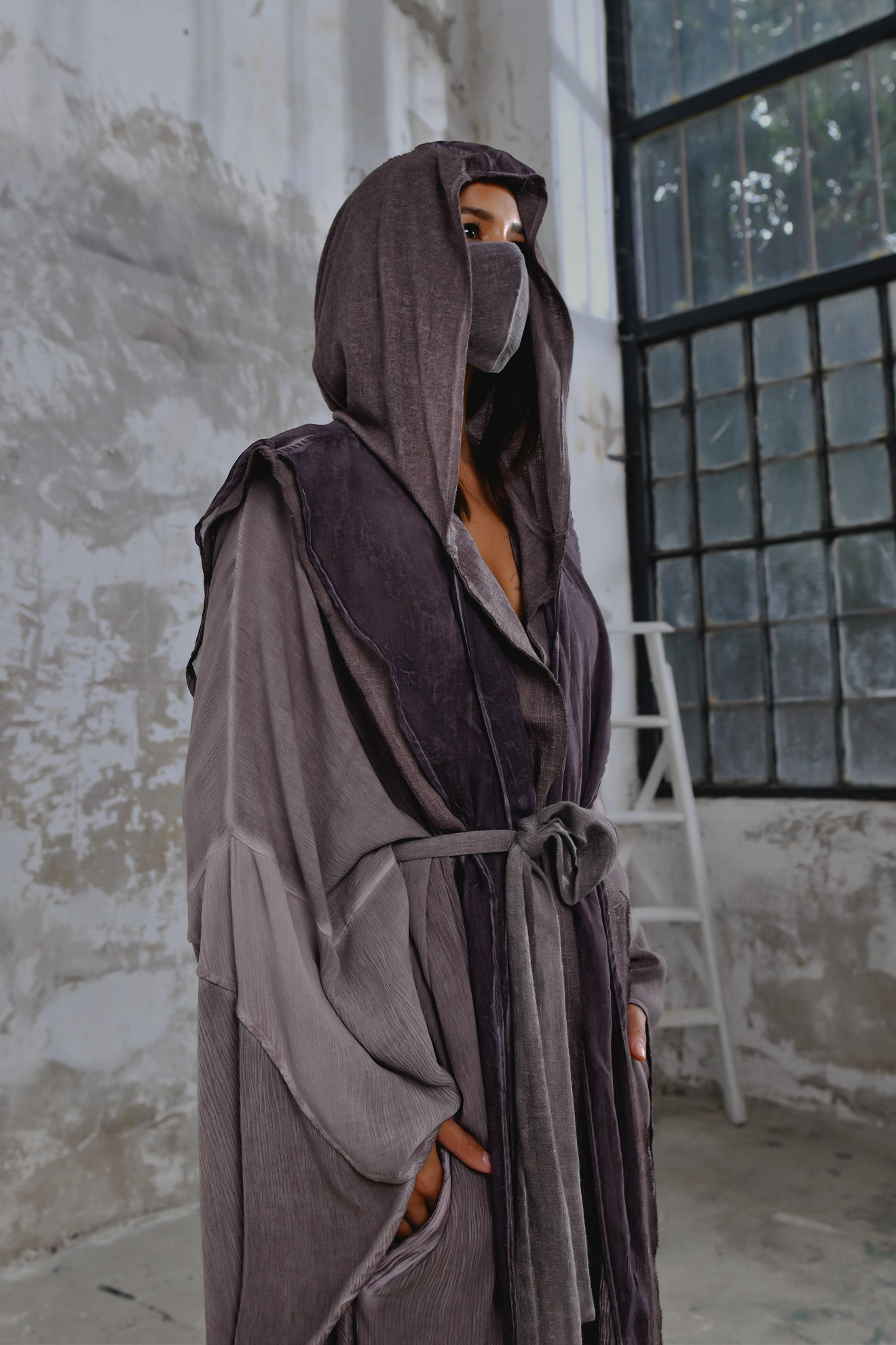 Bohemian hooded shawl, unisex Jedi-inspired hooded shawl with mystical embroidery, spiritual hooded shawl for Star Wars cosplay and everyday wear, handcrafted shawl with boho-chic details and protective hood, breathable and comfortable shawl hood for outdoor adventures, unique and meaningful embroidered shawl for spiritual seekers, vibrant rose shawl hood, Jedi-inspired shawl for cosmic warriors, celestial-inspired shawl hood with intricate star embroidery, burning man outfit