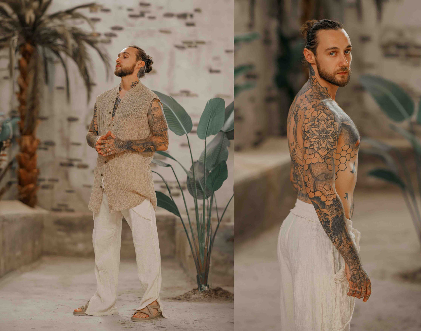 TRIBE Pantolon - Bej