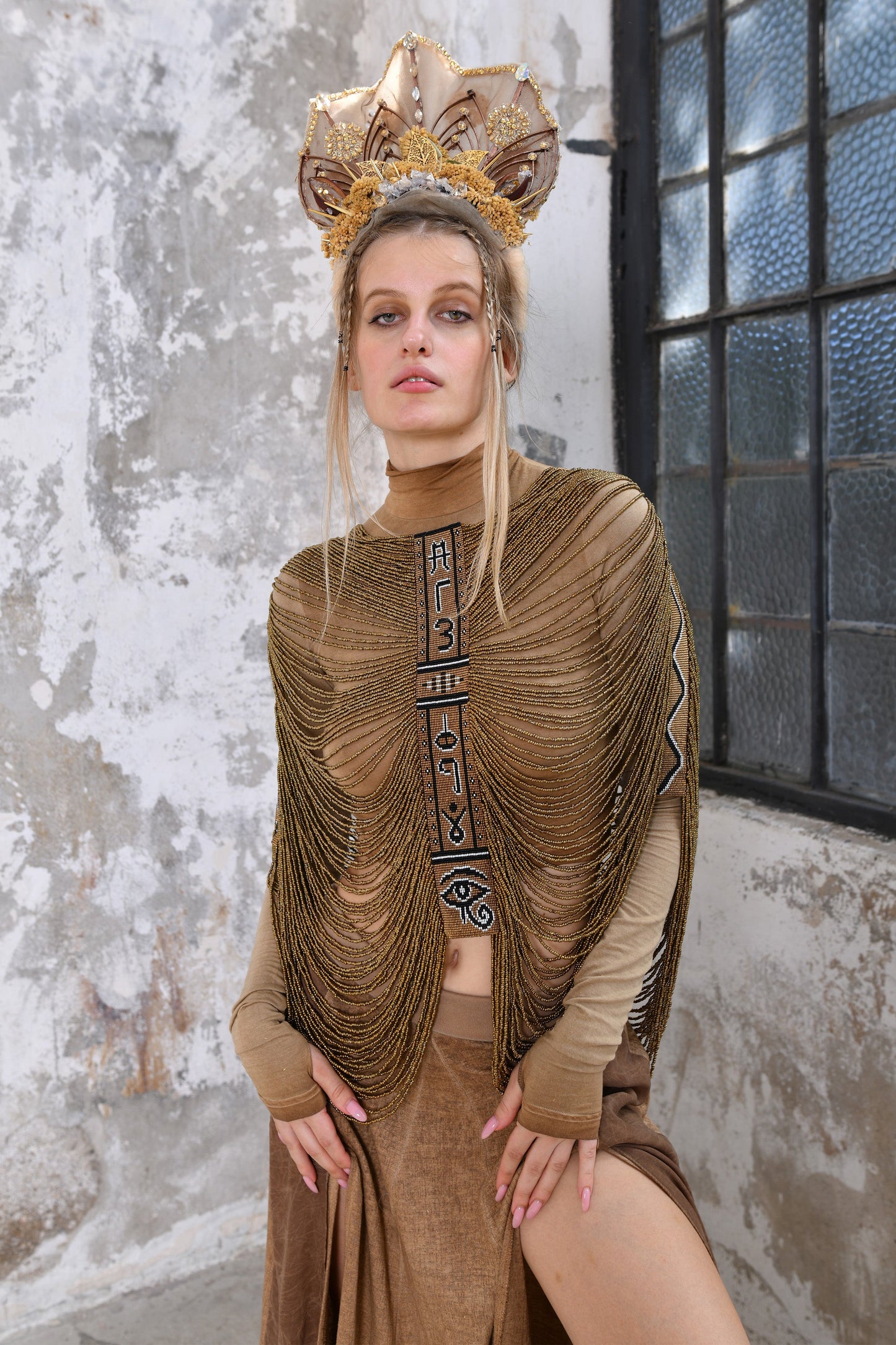 Ancient gold beaded body jewelry, Unique body chain for special occasions, Elegant boho body chain,, Statement body jewelry for dance floors, Handcrafted bohemian body chain for women, boho women, spiritual accessories, African beads, body Jewelery, sacred Jewelery, spiritual awakening