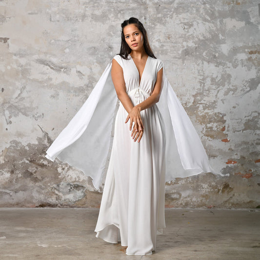 FAIRY Elbise - Beyaz