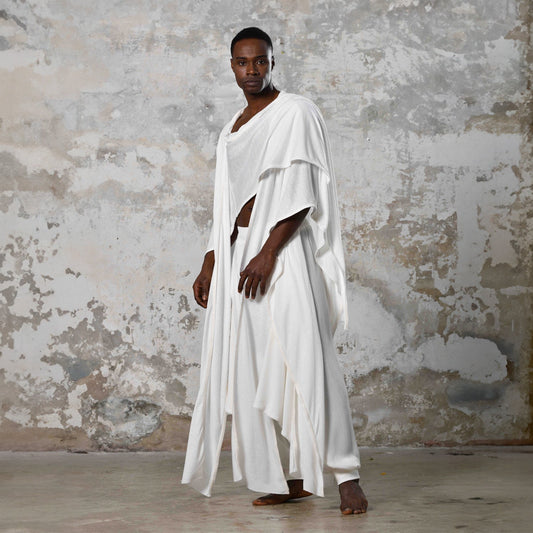 SAHMERAN Kimono - Beyaz