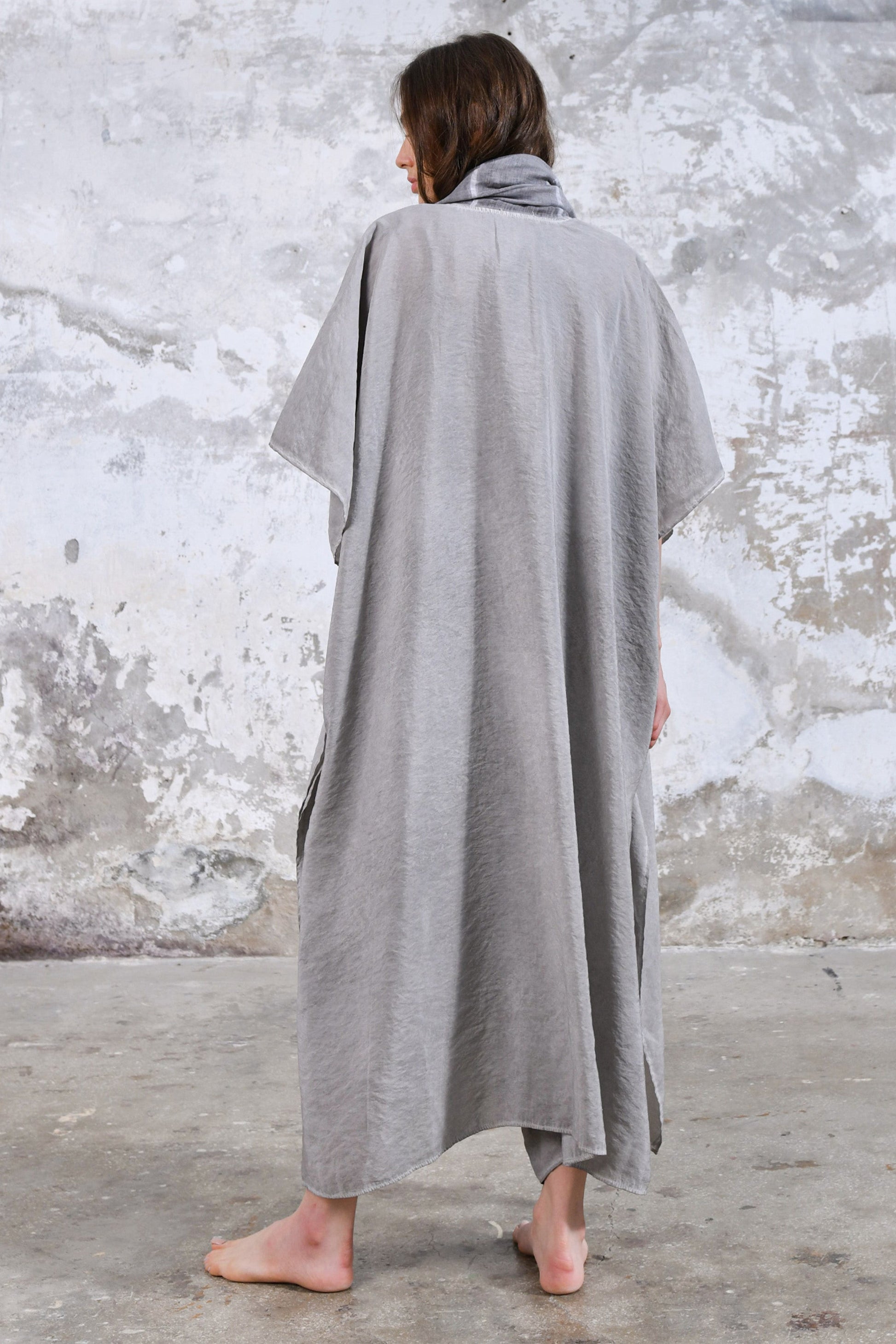 Gray Alchemist Tribal boho kimono, Unisex boho kimono, Goddess boho kimono, Spiritual fashion kimono, Flowy and comfortable kimono, Versatile and timeless kimono, Layering piece kimono, Eye-catching burning man unisex boho kimono, Statement piece kimono, Unique and intricate kimono design.